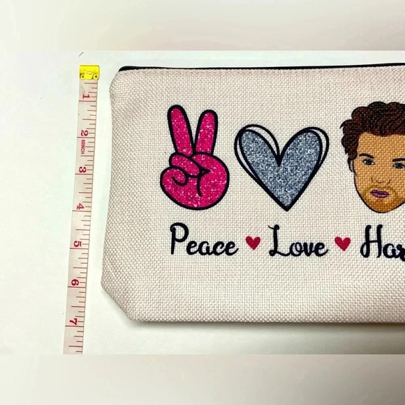 Harry Stlyes - Peace, Love, Harry Makeup /  Cosmetic Bag ✌️ - Picture 3 of 6